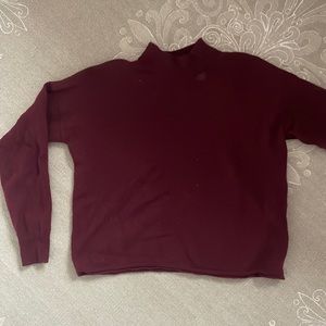 Cashmere maroon sweater
